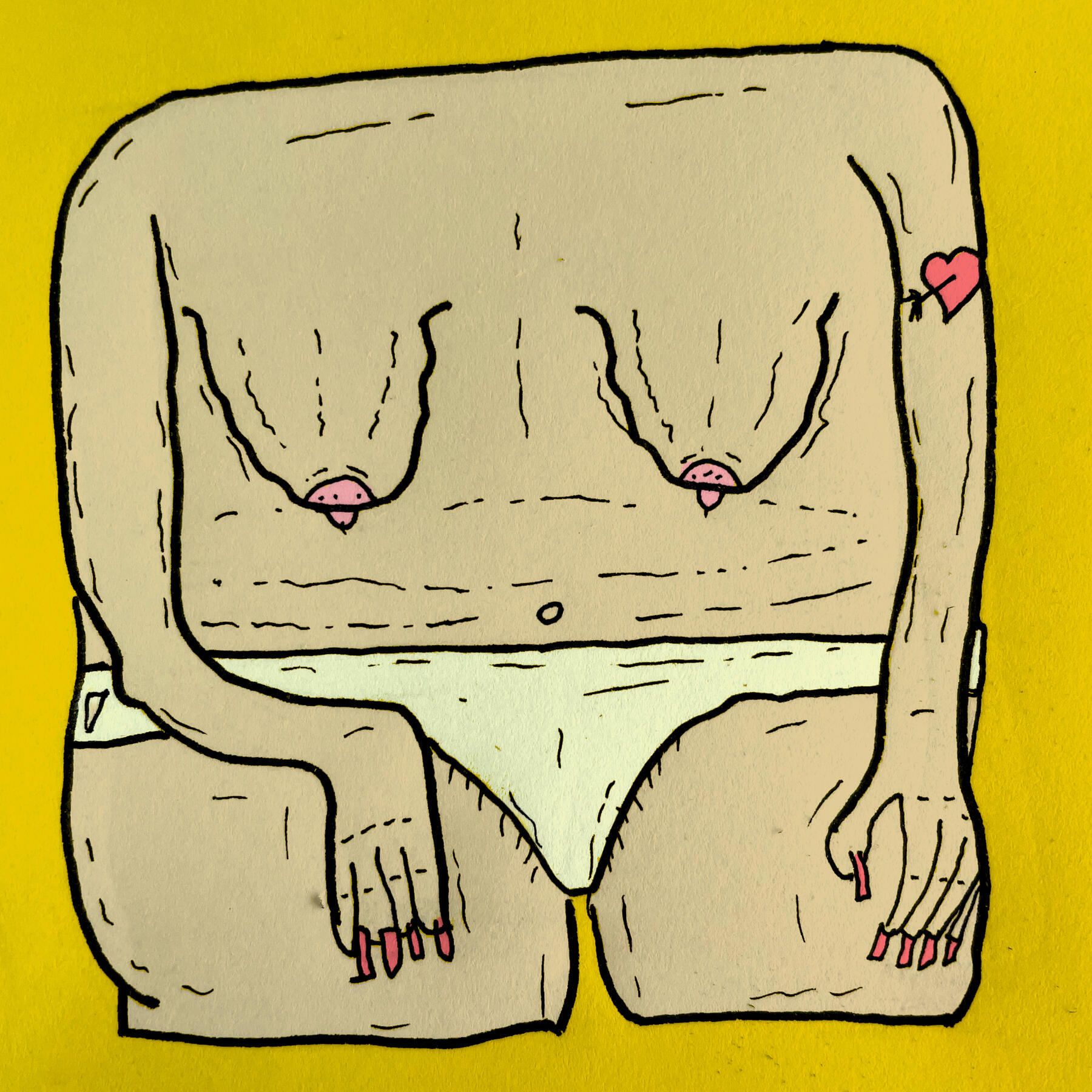 Naked Couple - Basket